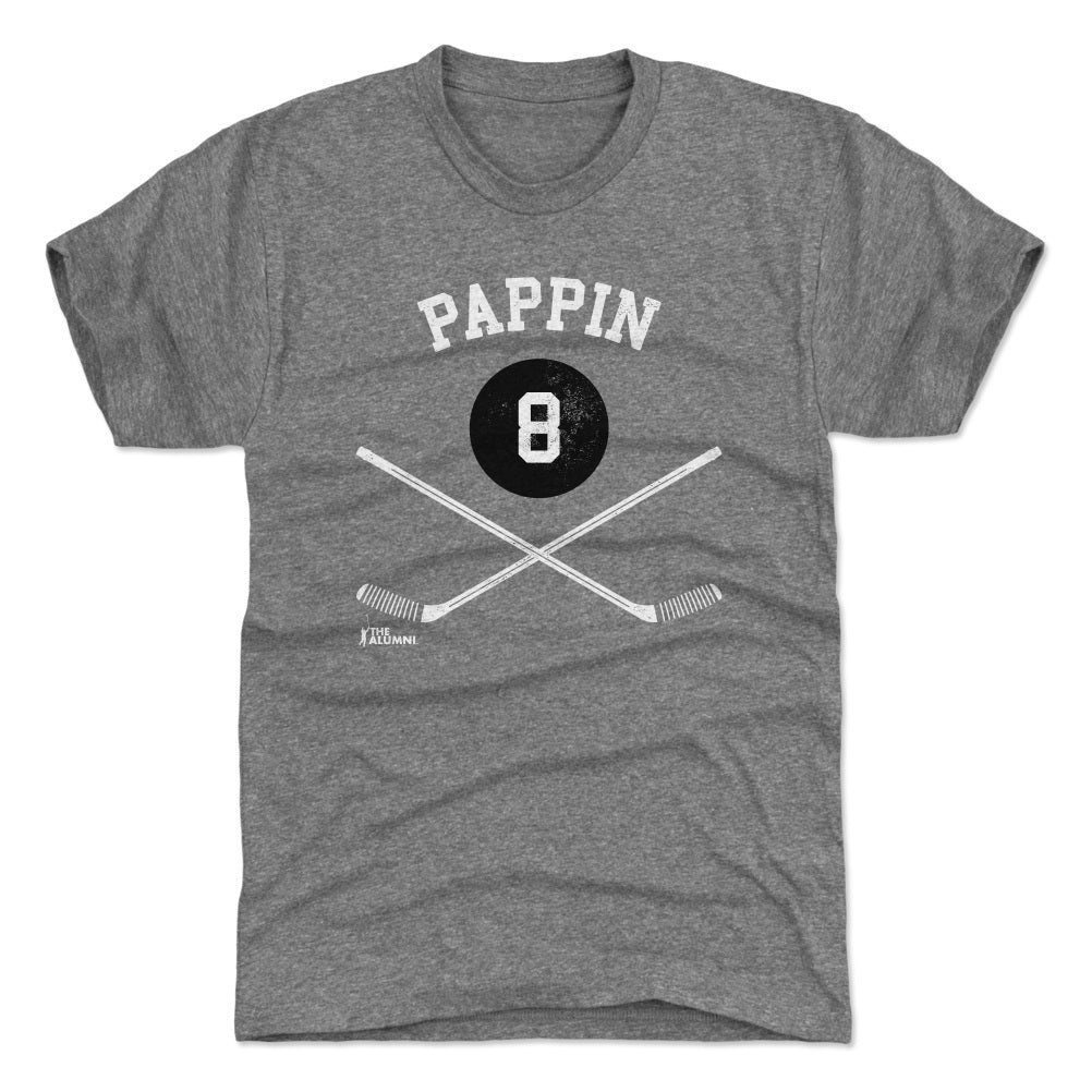 Jim Pappin Chicago 8 Sticks WHT