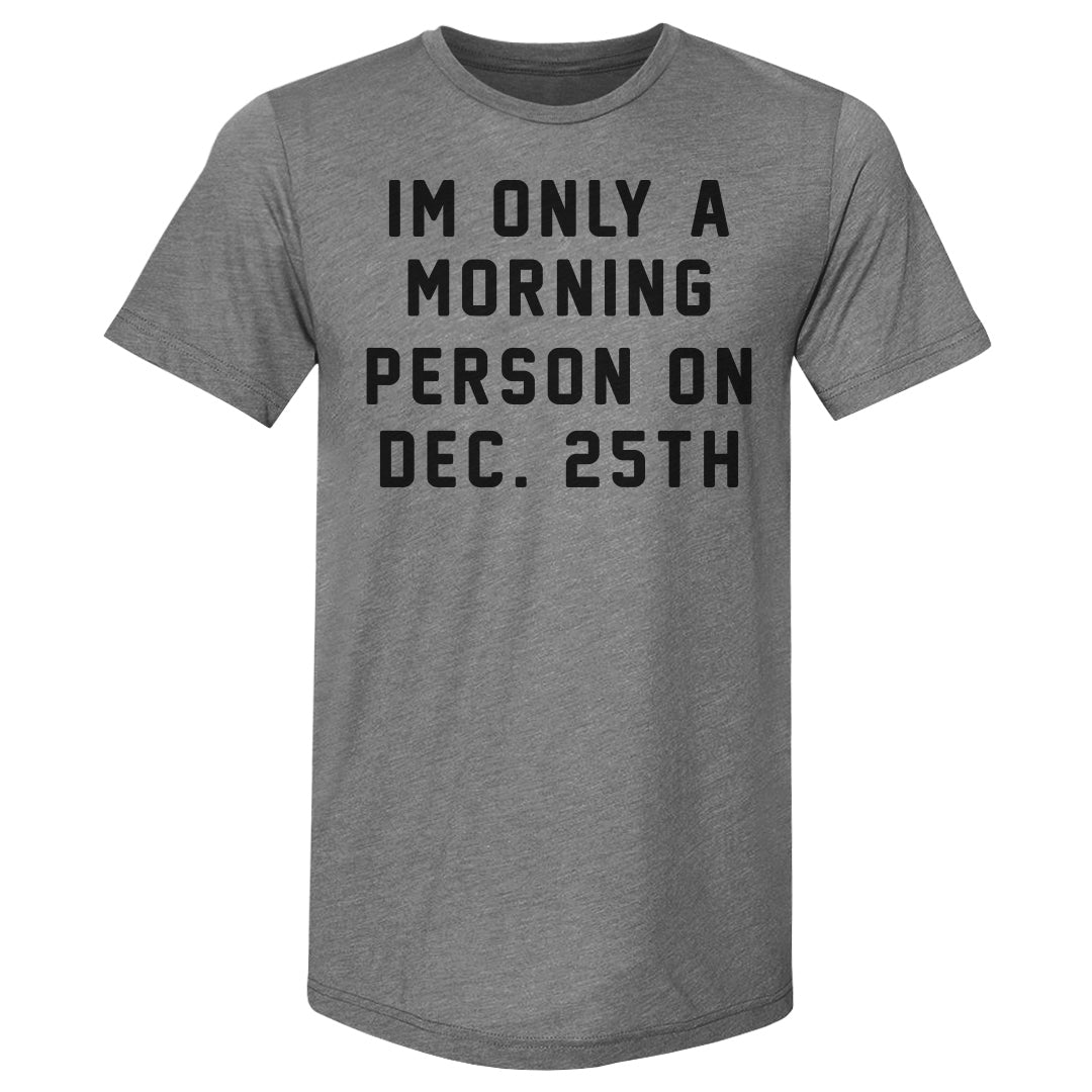 Christmas Morning Person On Christmas