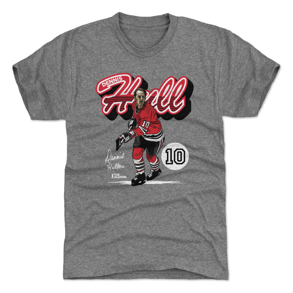 Dennis Hull Chicago Retro Script WHT