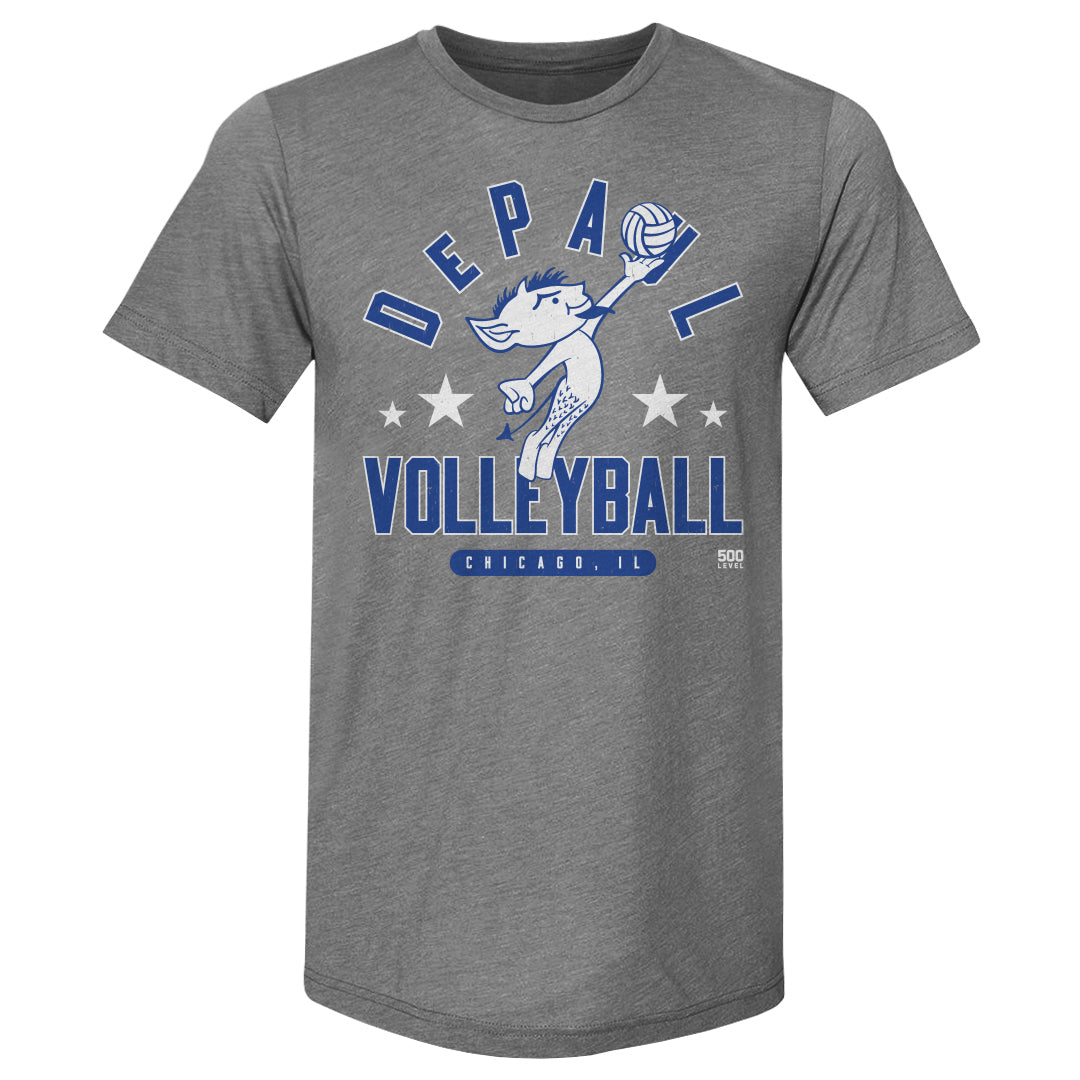 DePaul Blue Demons Vintage Volleyball Blue WHT