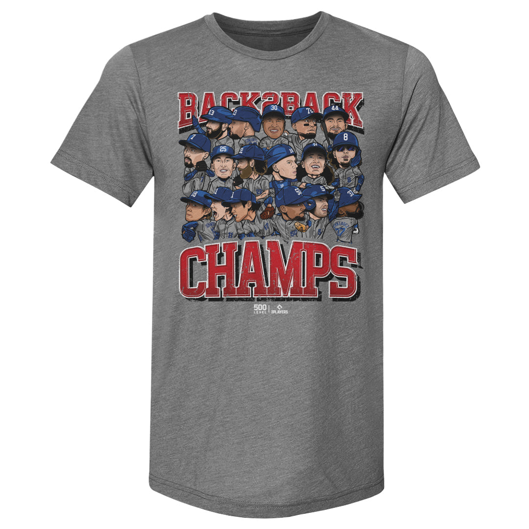 Los Angeles D Baseball Back 2 Back Champs 2025 WHT
