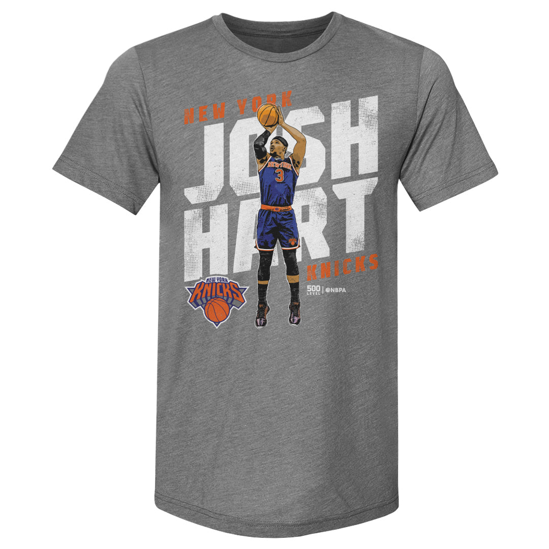 Josh Hart New York Knicks Slant WHT
