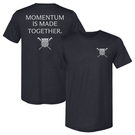 USRowing Emblem Momentum F&B WHT