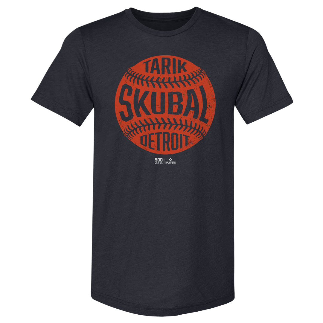Tarik Skubal Detroit Vintage Baseball WHT
