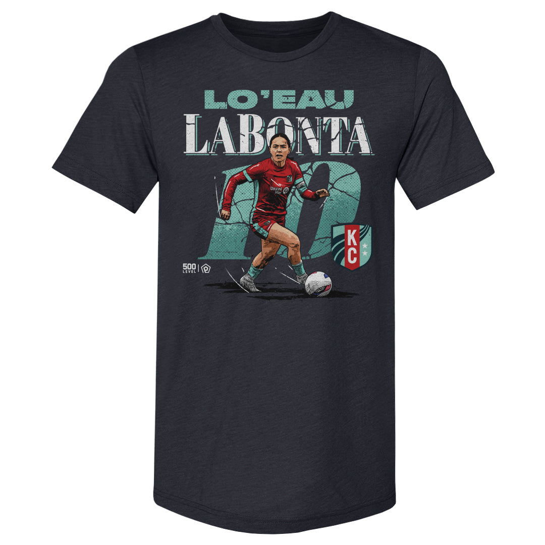 Lo'eau LaBonta Kansas City Current Cracked Number WHT