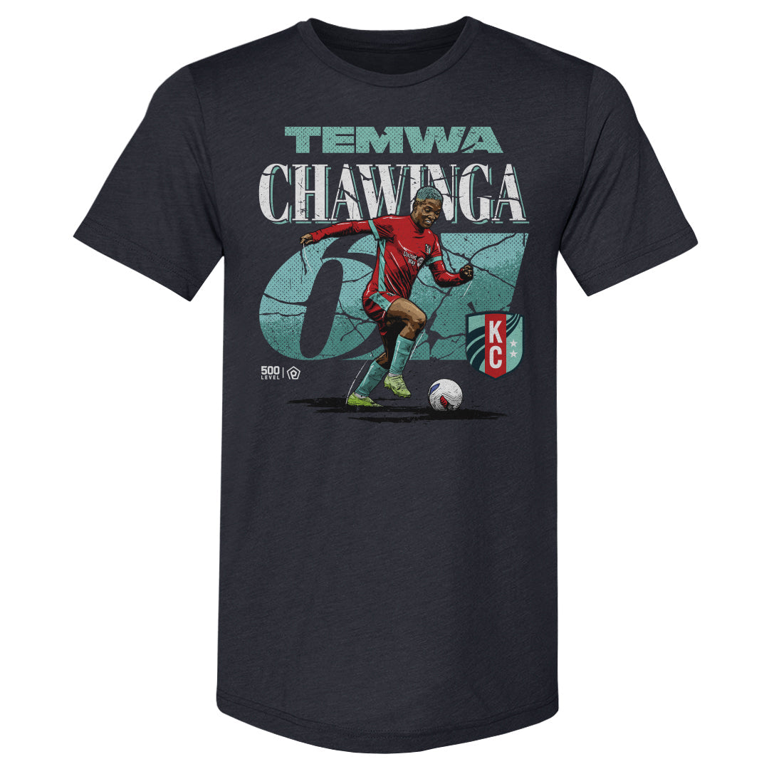 Temwa Chawinga Kansas City Current Cracked Number WHT