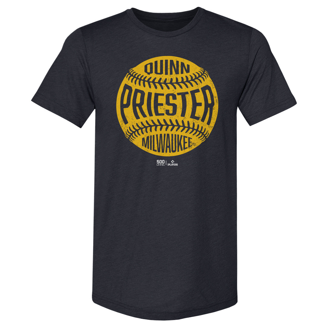 Quinn Priester Milwaukee Vintage Baseball WHT