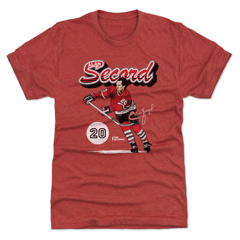 Alan Secord Chicago Retro Script WHT