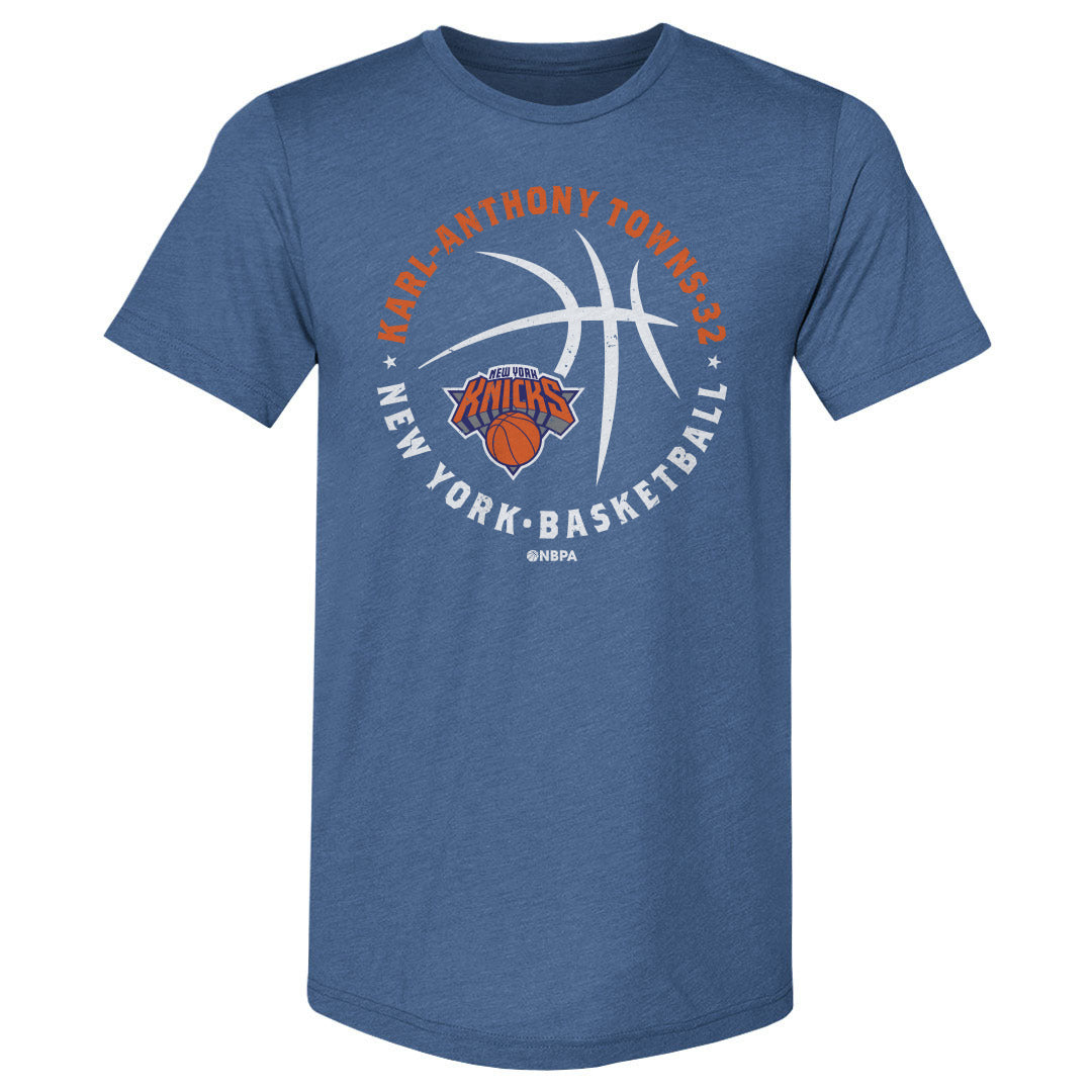 Karl-Anthony Towns New York Knicks Player Ball WHT
