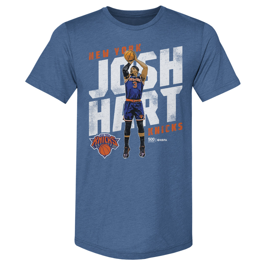Josh Hart New York Knicks Slant WHT