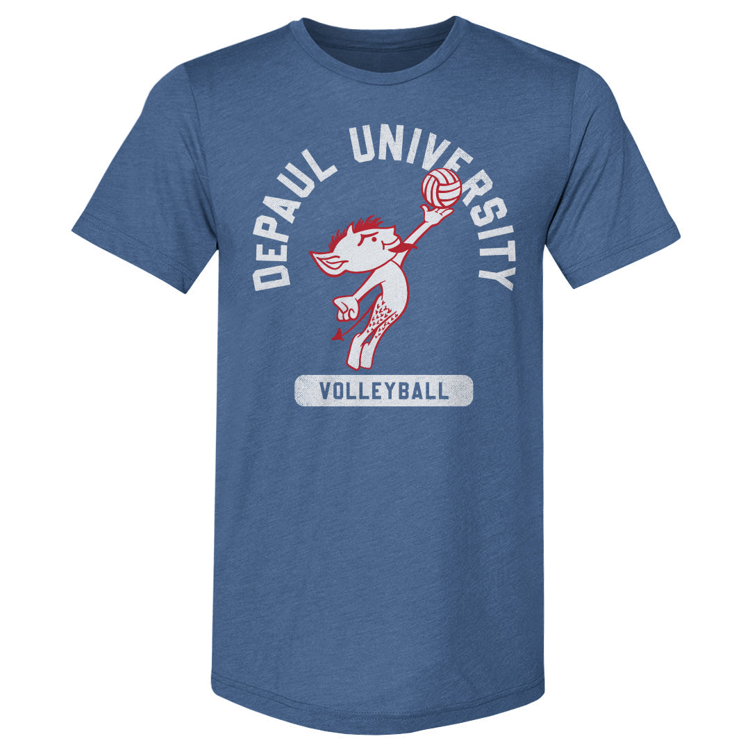 DePaul Blue Demons Billy Volleyball WHT