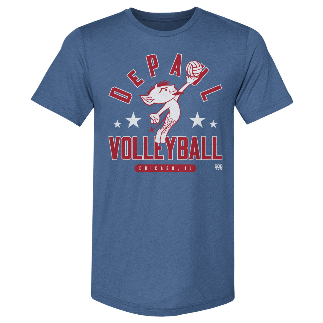 DePaul Blue Demons Vintage Volleyball WHT