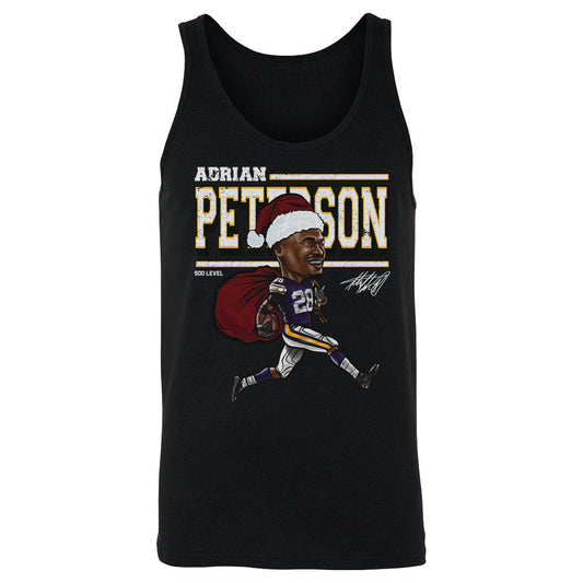 Adrian Peterson Minnesota Cartoon Santa Hat WHT