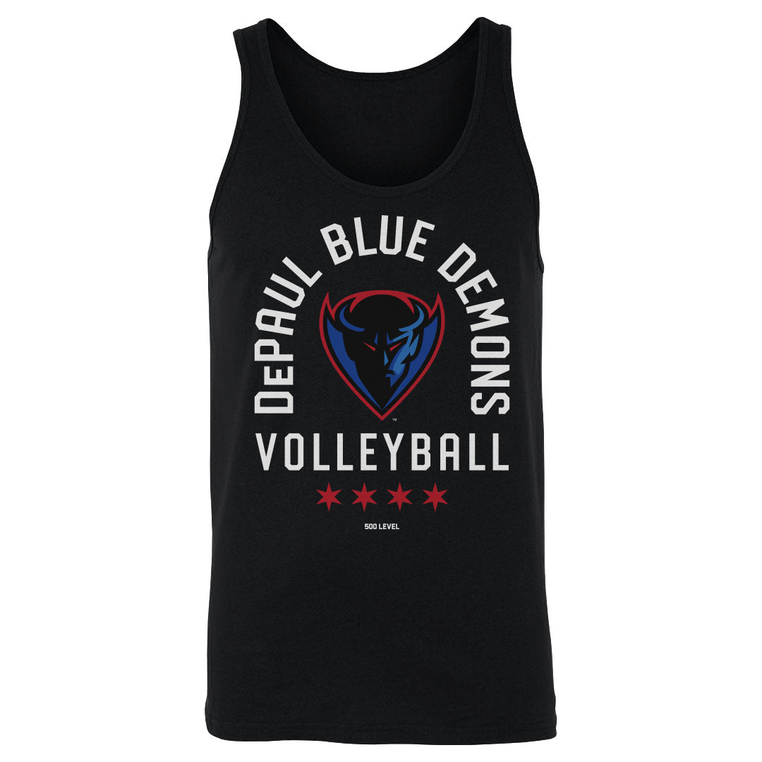 DePaul Blue Demons Volleyball Arc WHT