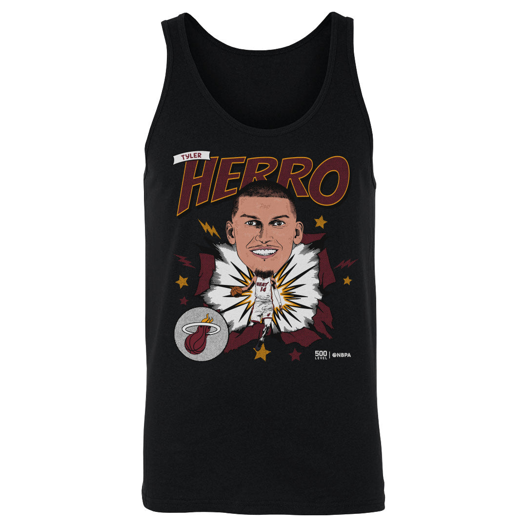 Tyler Herro Miami Heat Caricature WHT