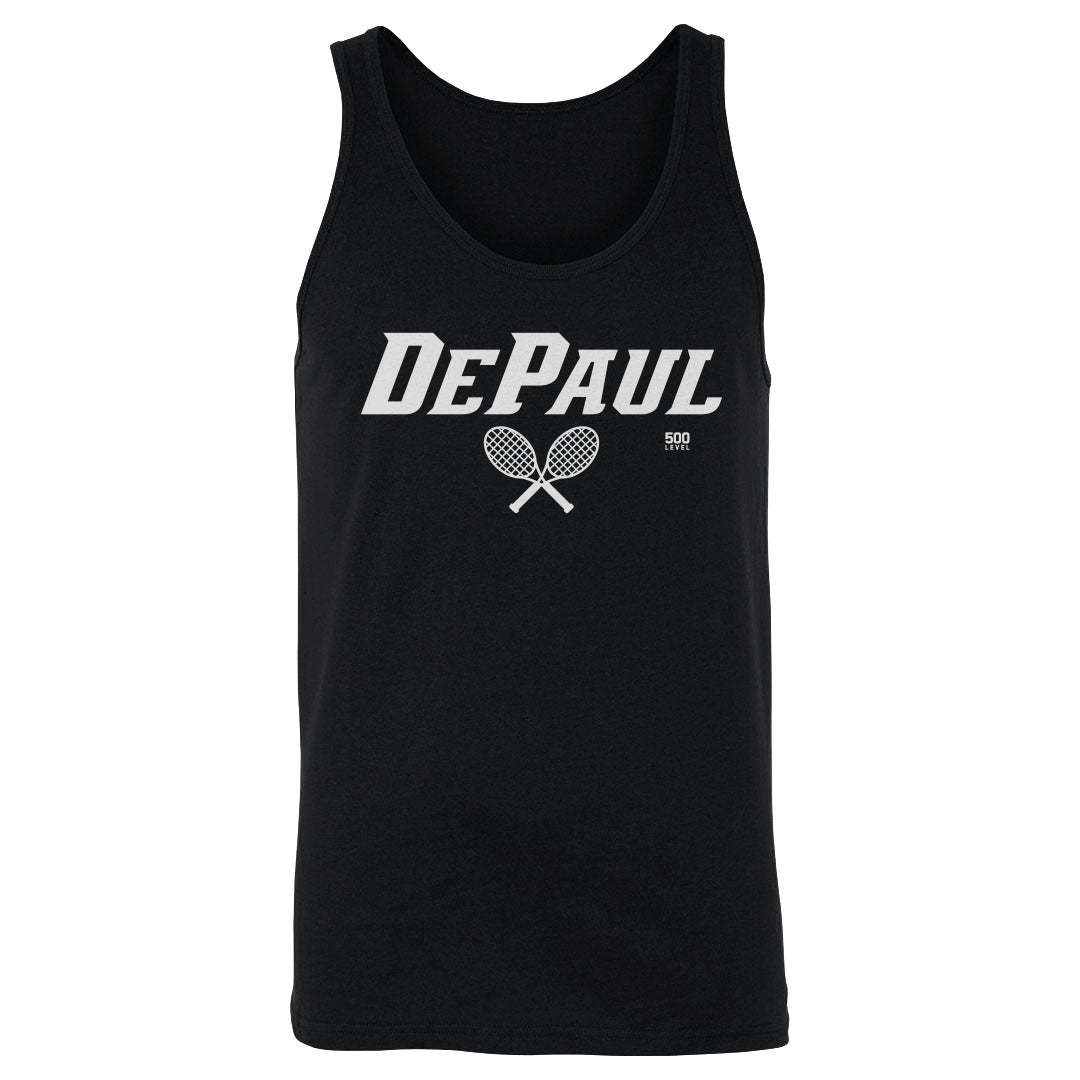 DePaul Blue Demons Tennis Minimalist WHT