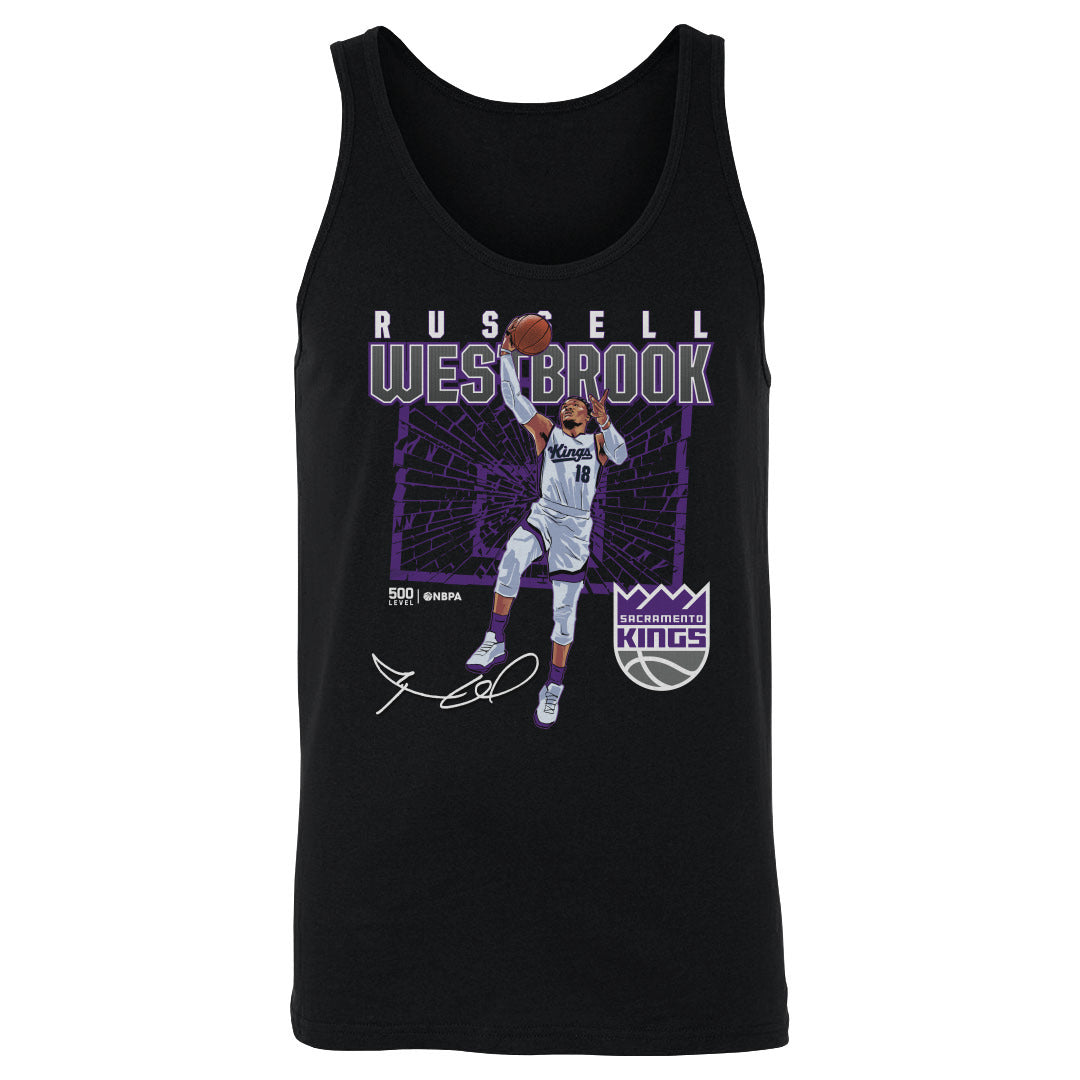 Russell Westbrook Sacramento Kings Shattered WHT