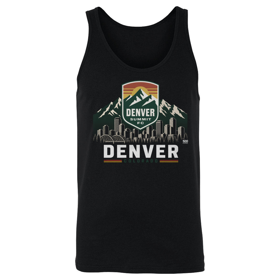 Denver Summit FC Skyline Logo WHT