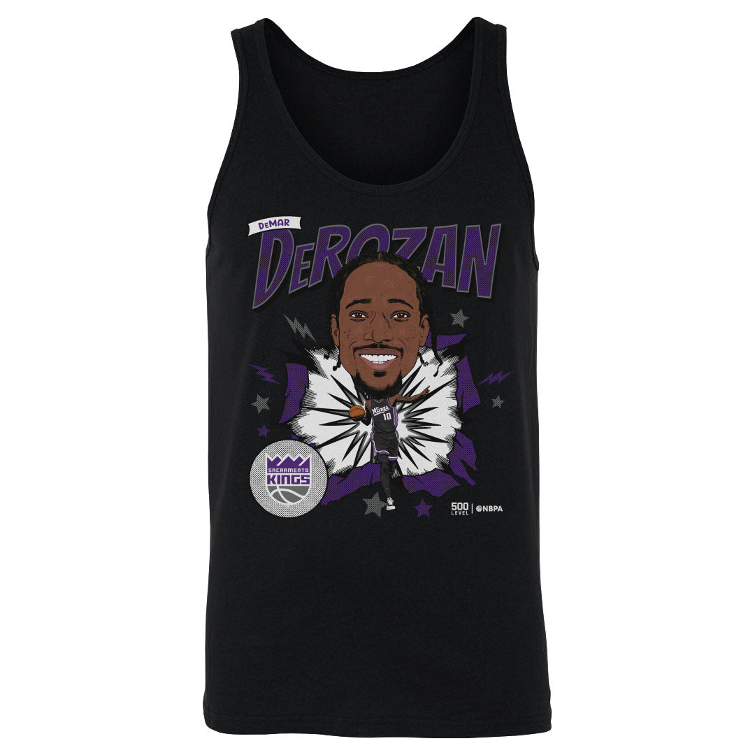 DeMar DeRozan Sacramento Kings Caricature WHT