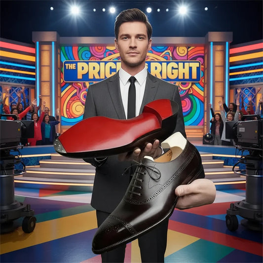 Men’s Gothic Brogue Oxfords – Blood-Red Sole Party Killers for the Bold & the Bad