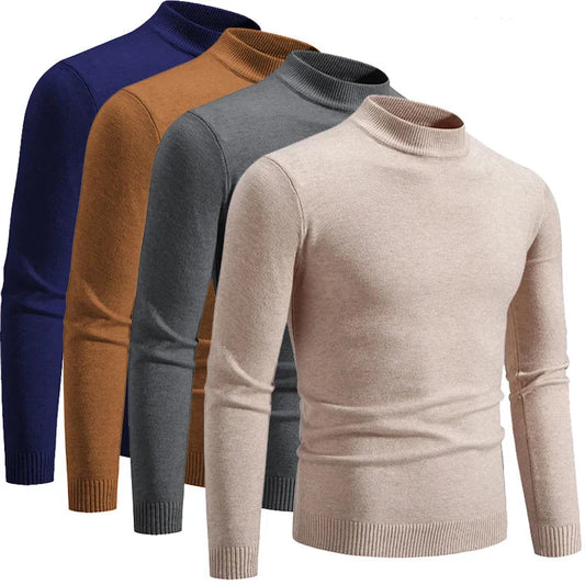 Coldfront Command Sweater – Men’s Mock Neck Power Knit for Autumn Carnage