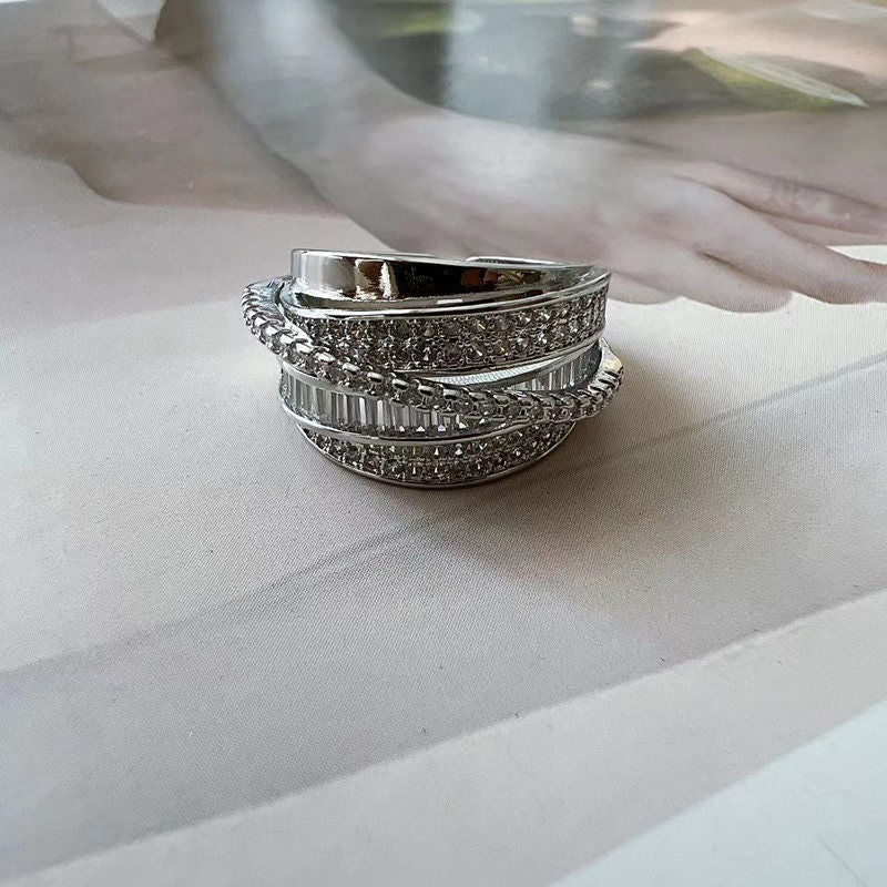 THOOBO! RippleEdge Irregular Pleated Ring — Adjustable Unisex Y2K Punk Fashion Statement Band for Women & Men ✨