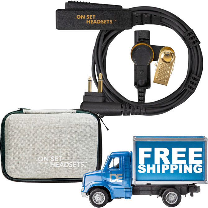 On Set Headsets™️ FilmPro 2-Pin Motorola M1 Elite Series