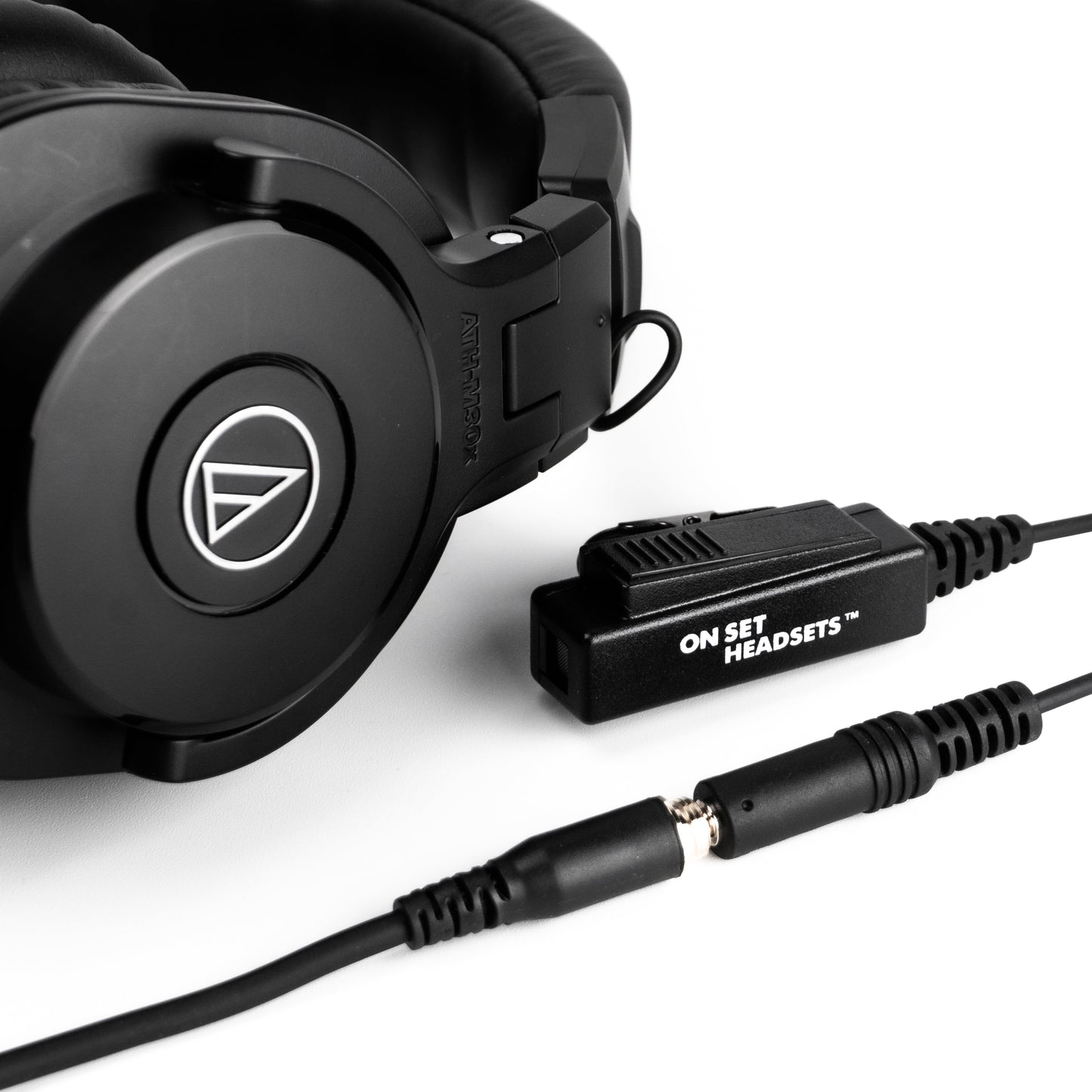 On Set Headsets™️ FilmPro Y Motorola M1 2-Pin Compatible Connector (Black)