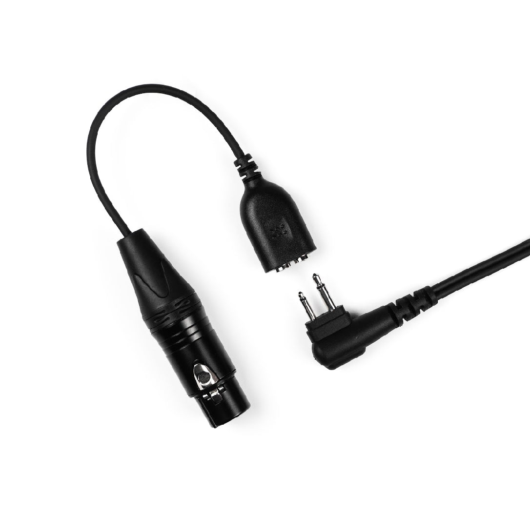 On Set Headsets™️ Live Comms Adapter Motorola 2-Pin M1 to 4-Pin XLR