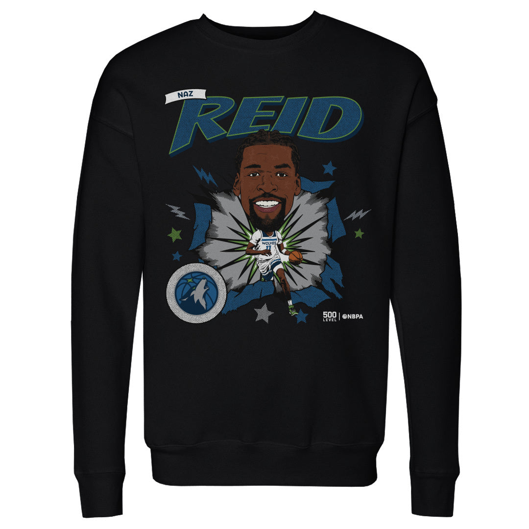 Naz Reid Minnesota Timberwolves Caricature WHT