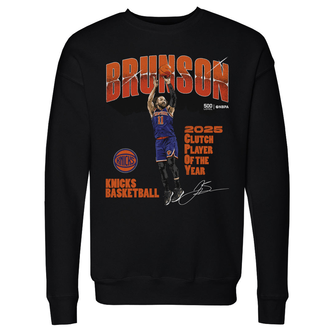 Jalen Brunson New York Knicks 2025 Clutch Player Of The Year WHT