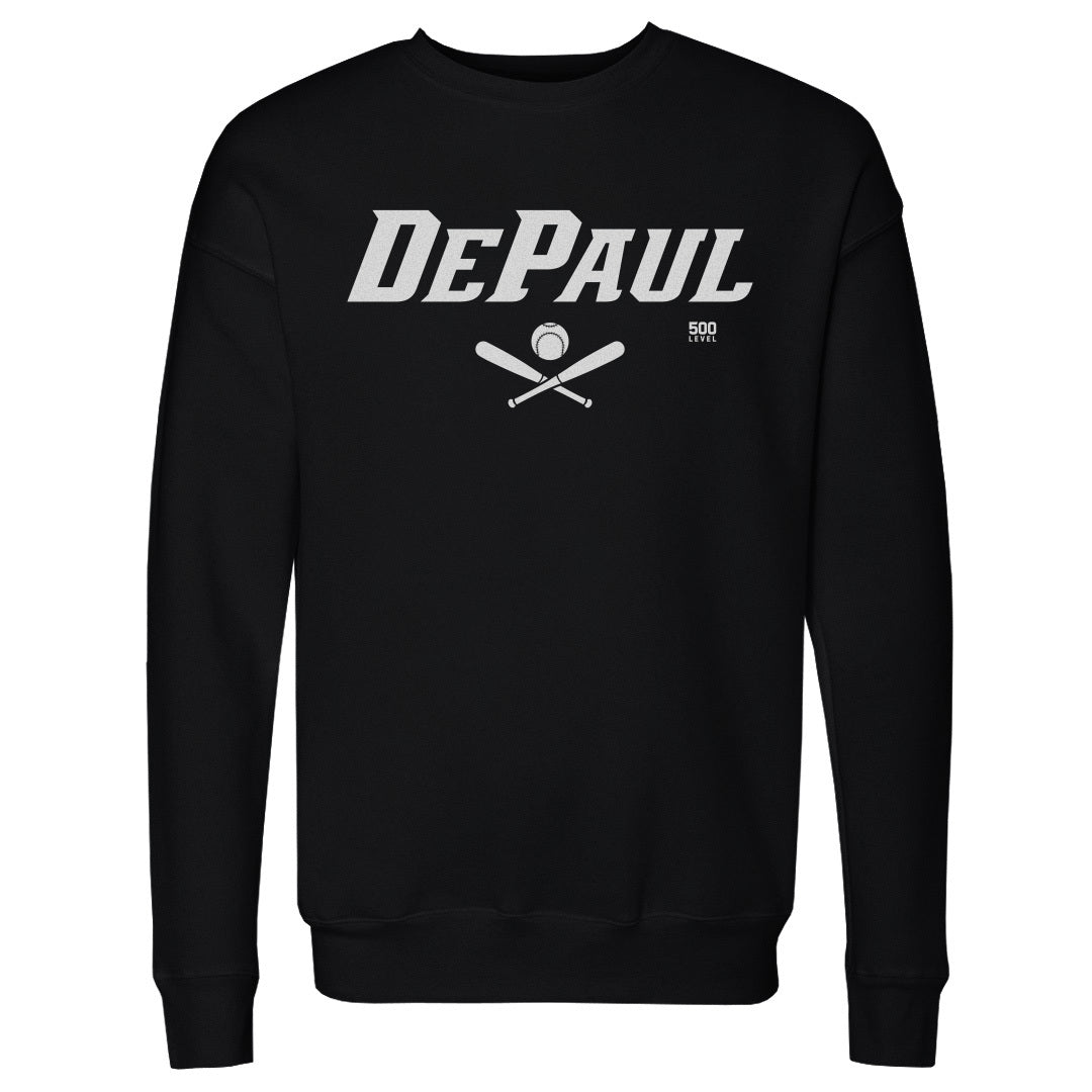 DePaul Blue Demons Softball Minimalist WHT