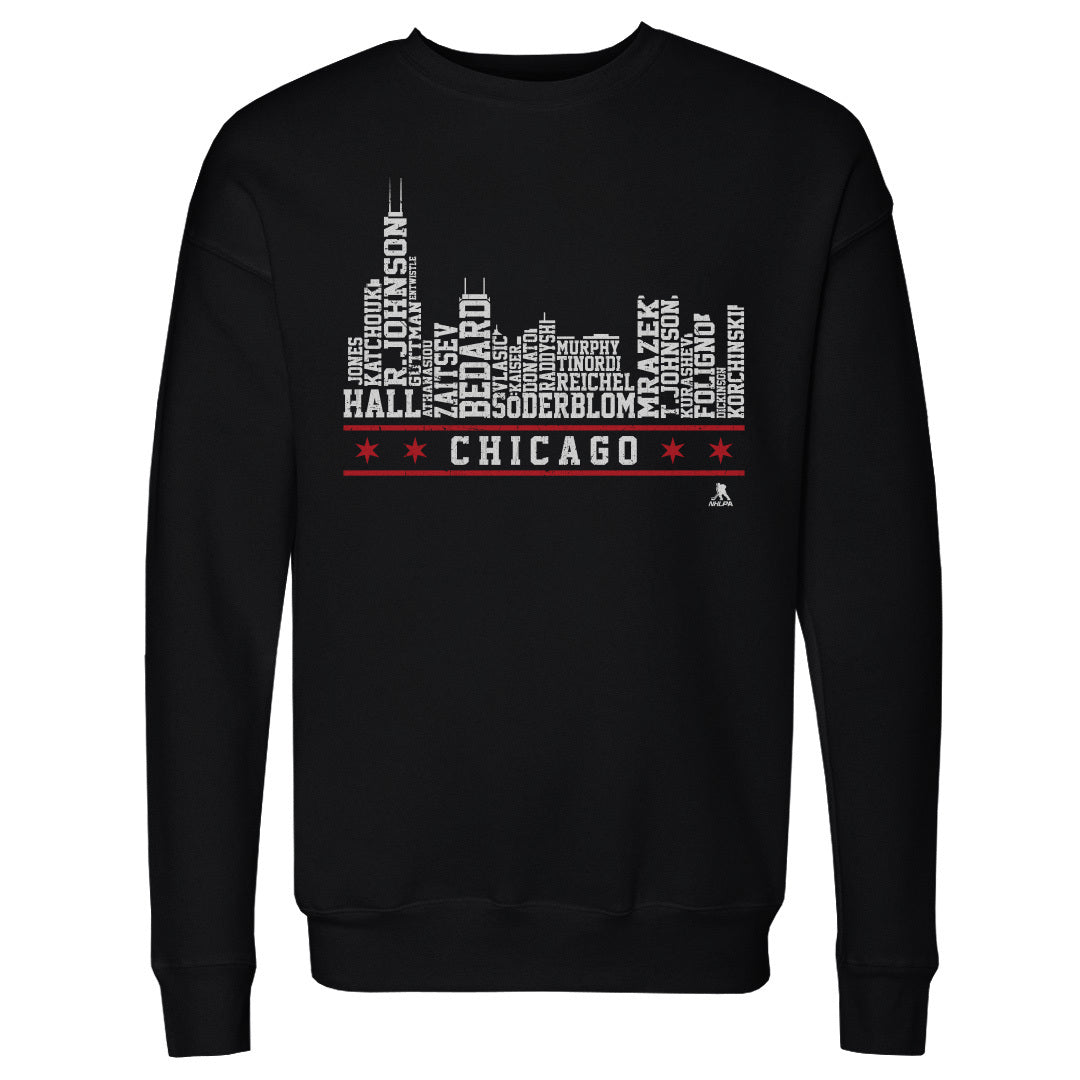 Chicago Hockey Roster Skyline 23 WHT