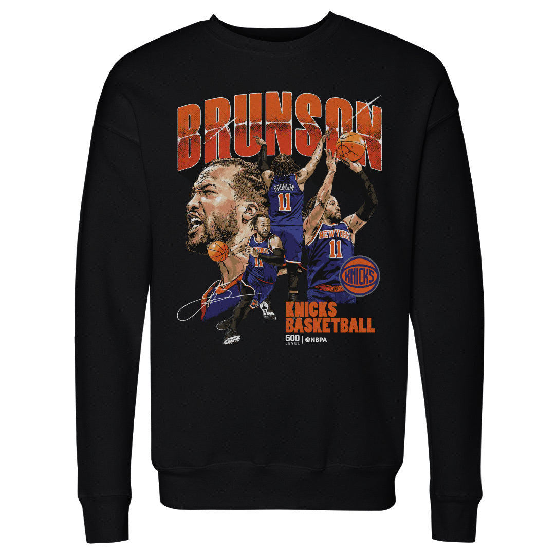 Jalen Brunson New York Knicks Collage WHT