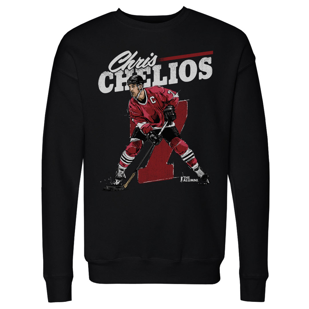 Chris Chelios Chicago Retro WHT