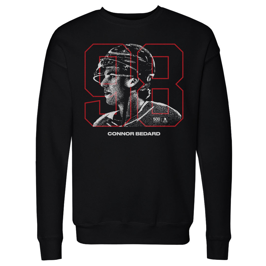 Connor Bedard Chicago Overlay WHT