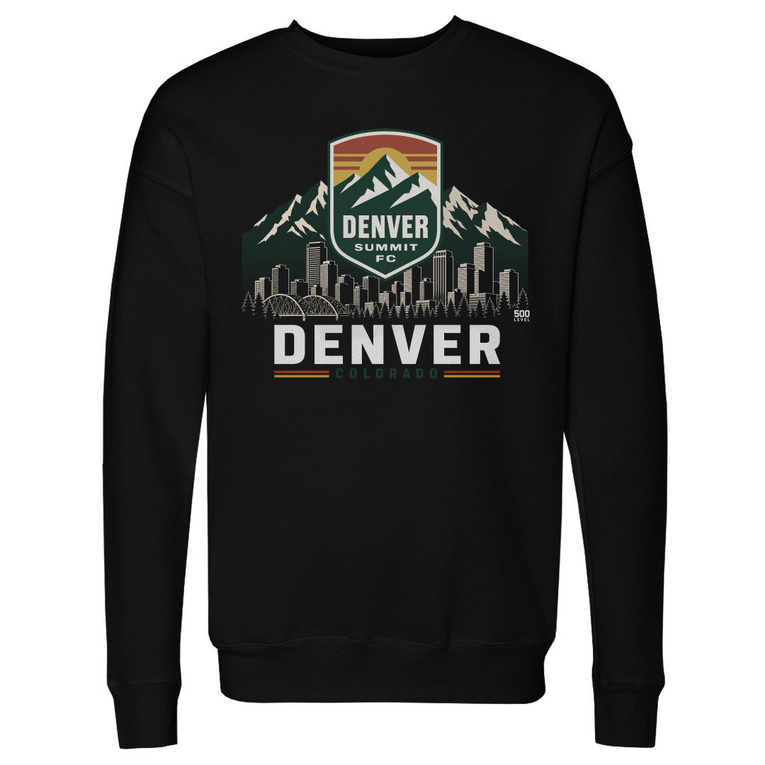 Denver Summit FC Skyline Logo WHT