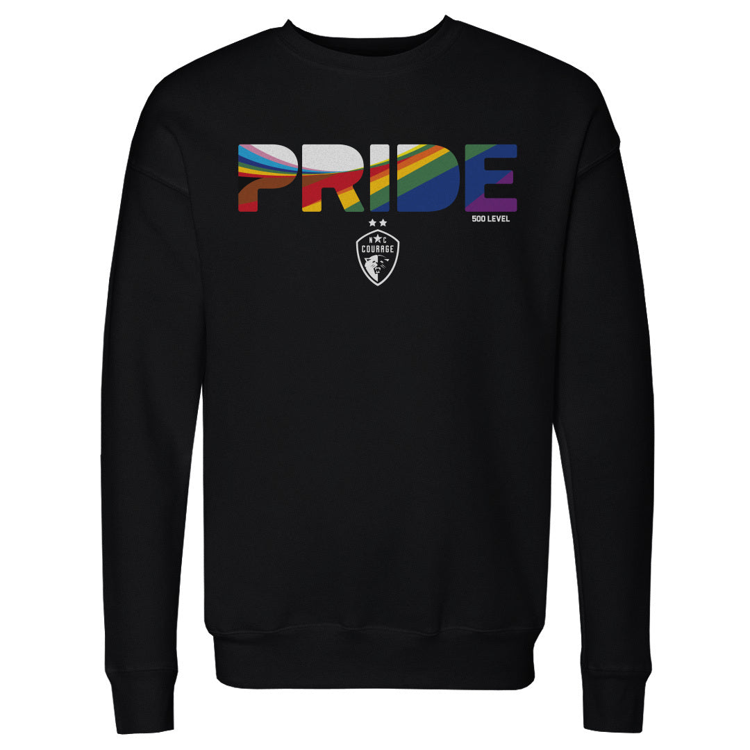 North Carolina Courage Pride Stripes 2025 WHT