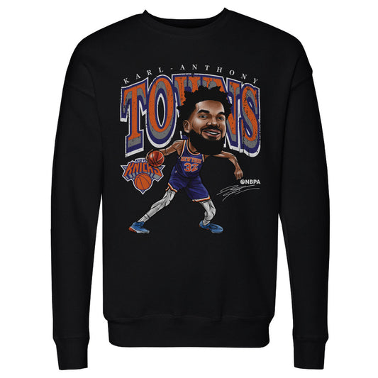 Karl-Anthony Towns New York Knicks Cartoon WHT