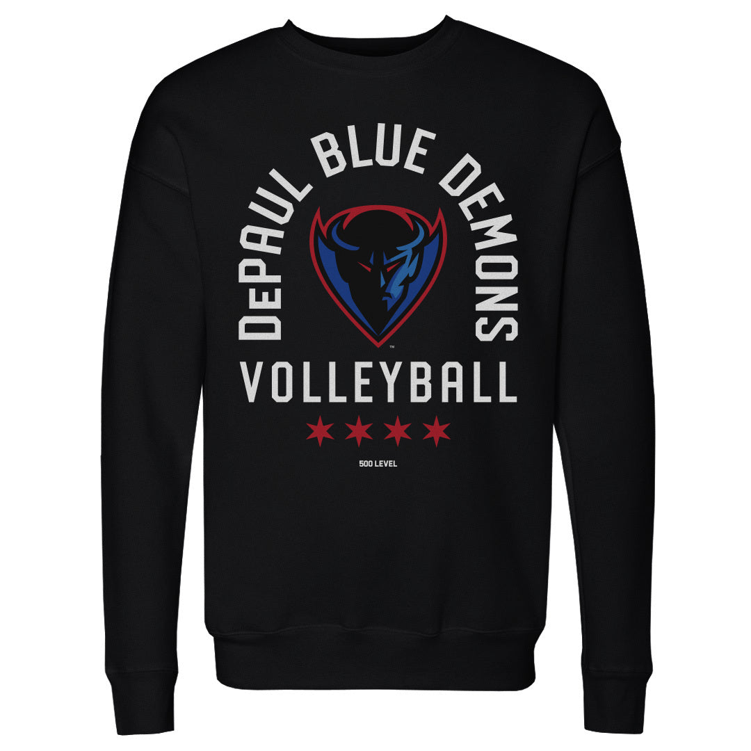 DePaul Blue Demons Volleyball Arc WHT