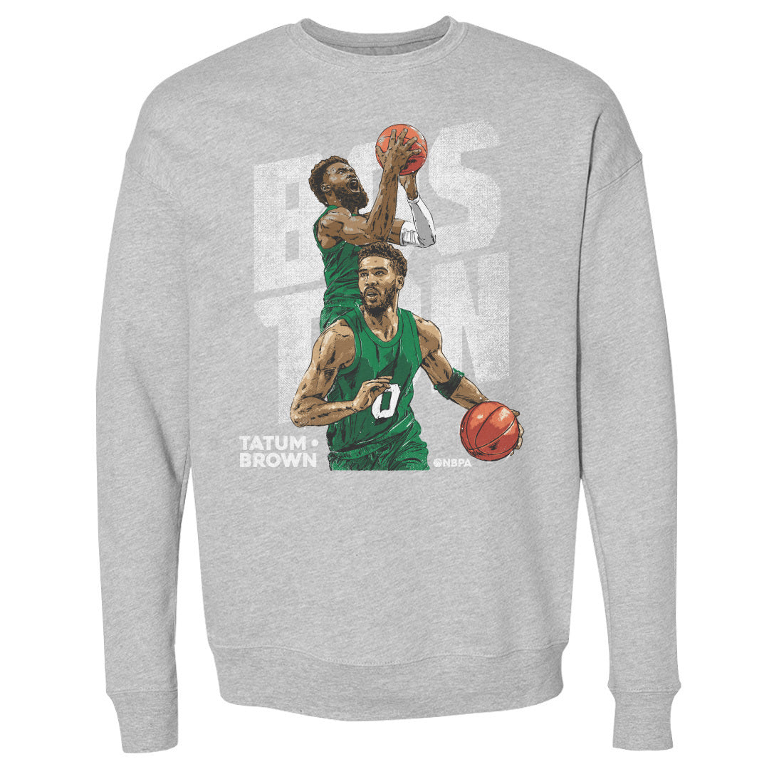 Jayson Tatum & Jaylen Brown Boston Duo WHT