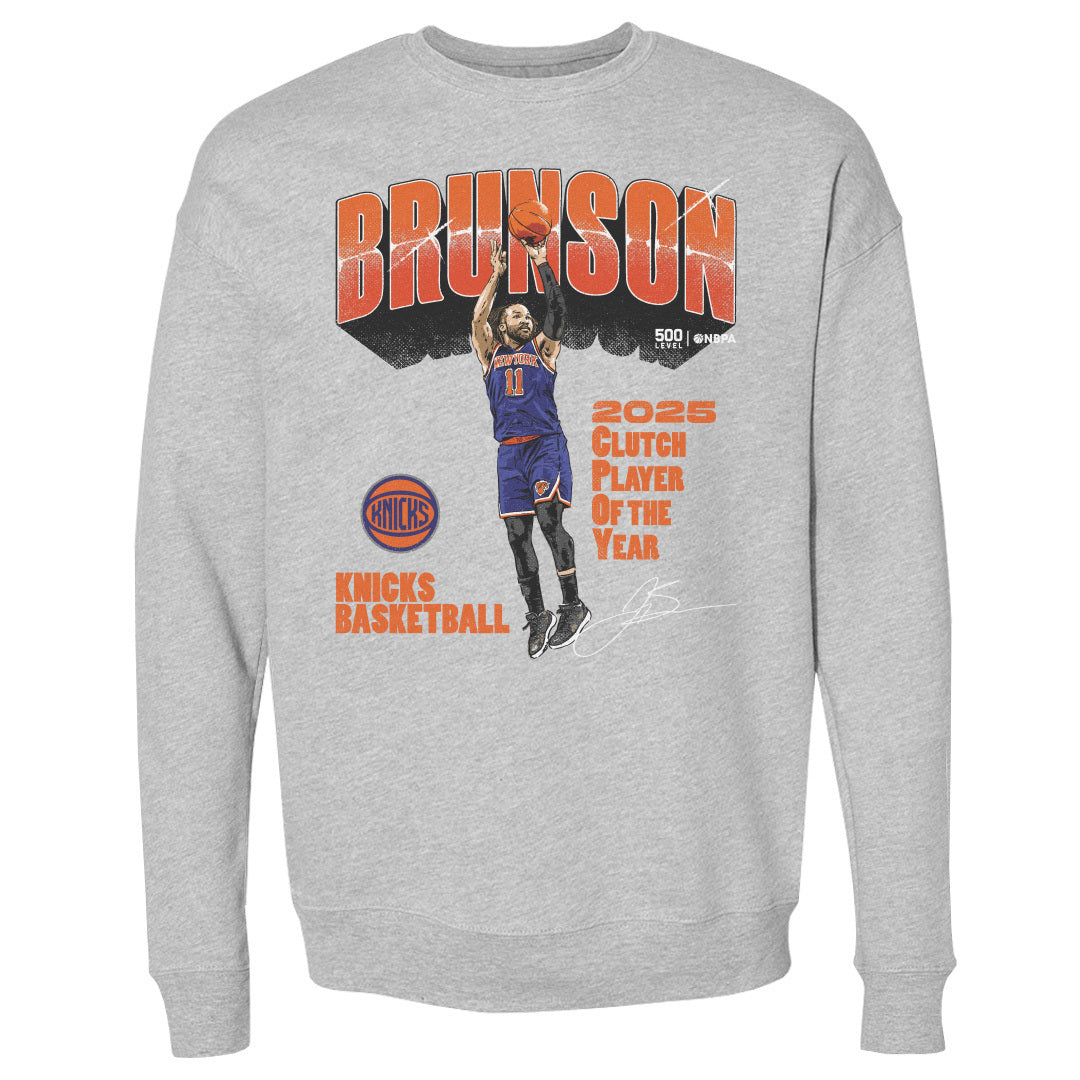 Jalen Brunson New York Knicks 2025 Clutch Player Of The Year WHT