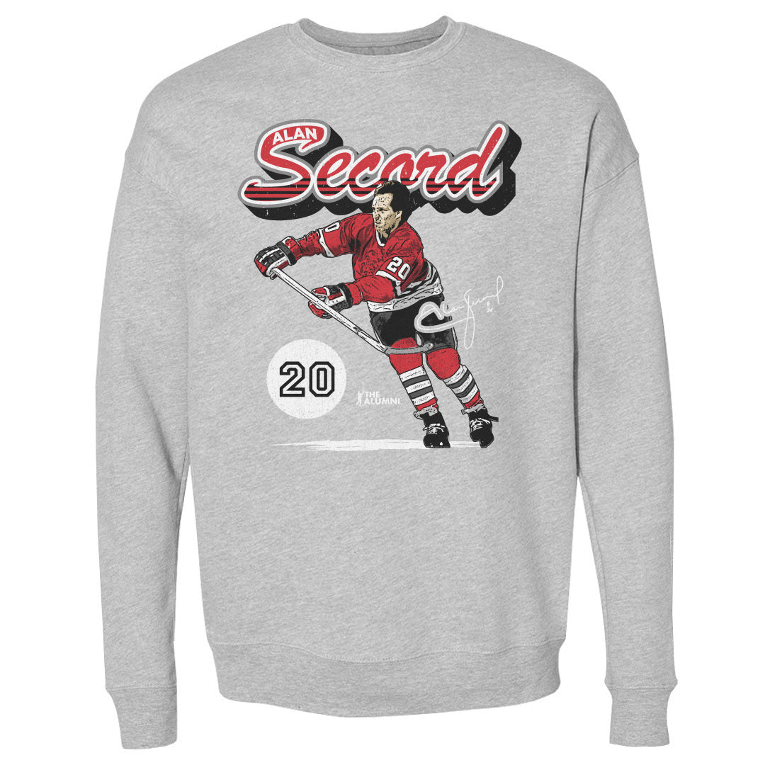 Alan Secord Chicago Retro Script WHT