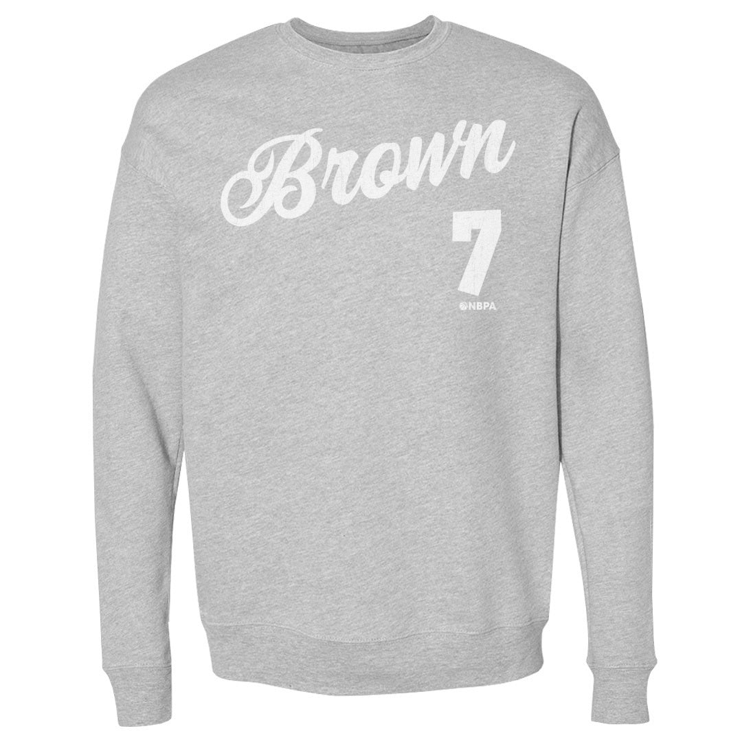 Jaylen Brown Boston Script WHT