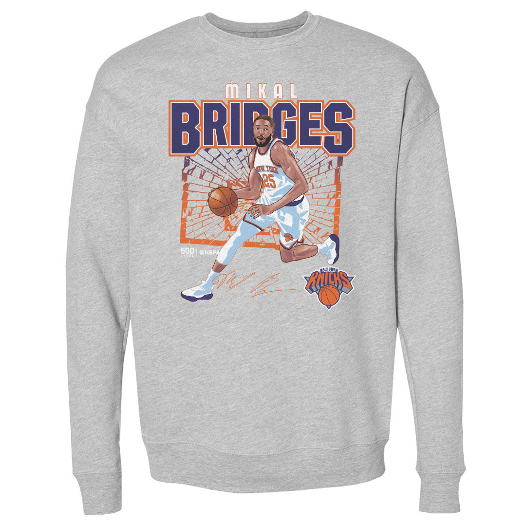 Mikal Bridges New York Knicks Shattered WHT