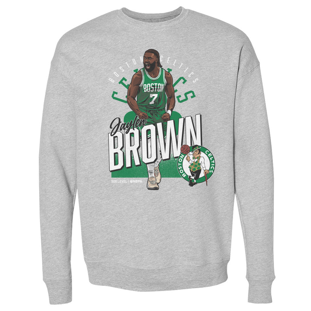 Jaylen Brown Boston Celtics Shield WHT