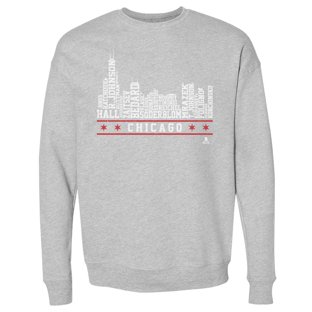 Chicago Hockey Roster Skyline 23 WHT