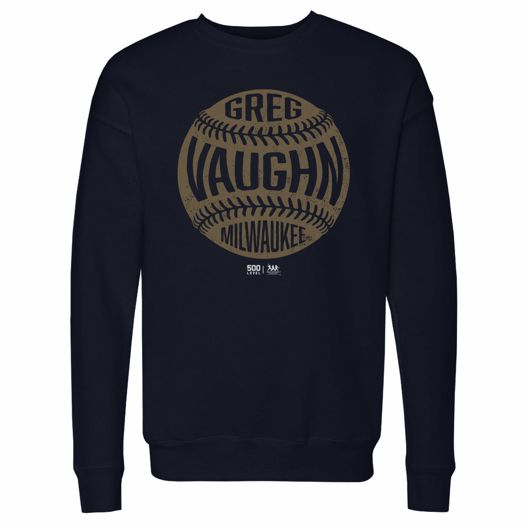 Greg Vaughn Milwaukee Vintage Baseball WHT