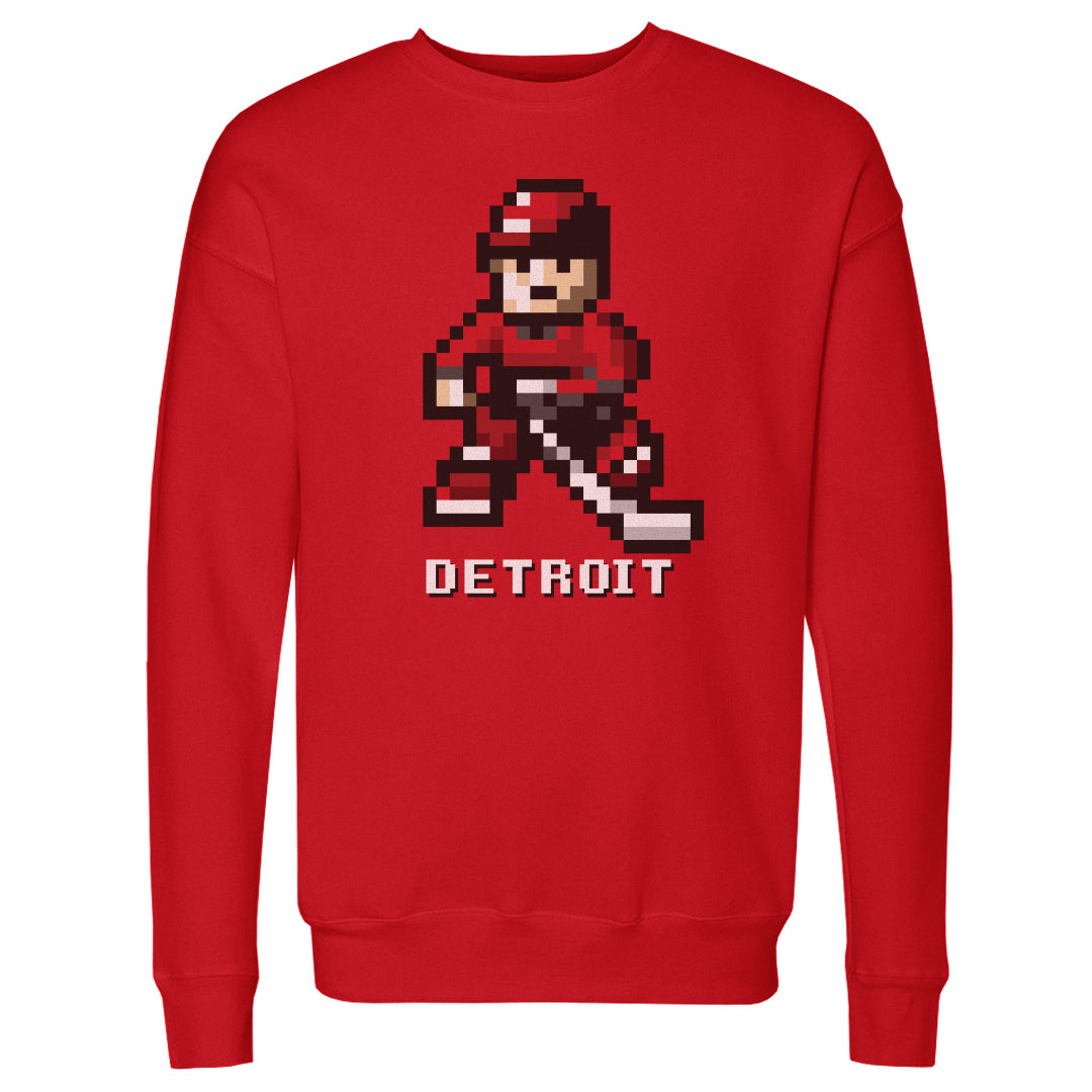 Detroit Hockey 8-bit WHT