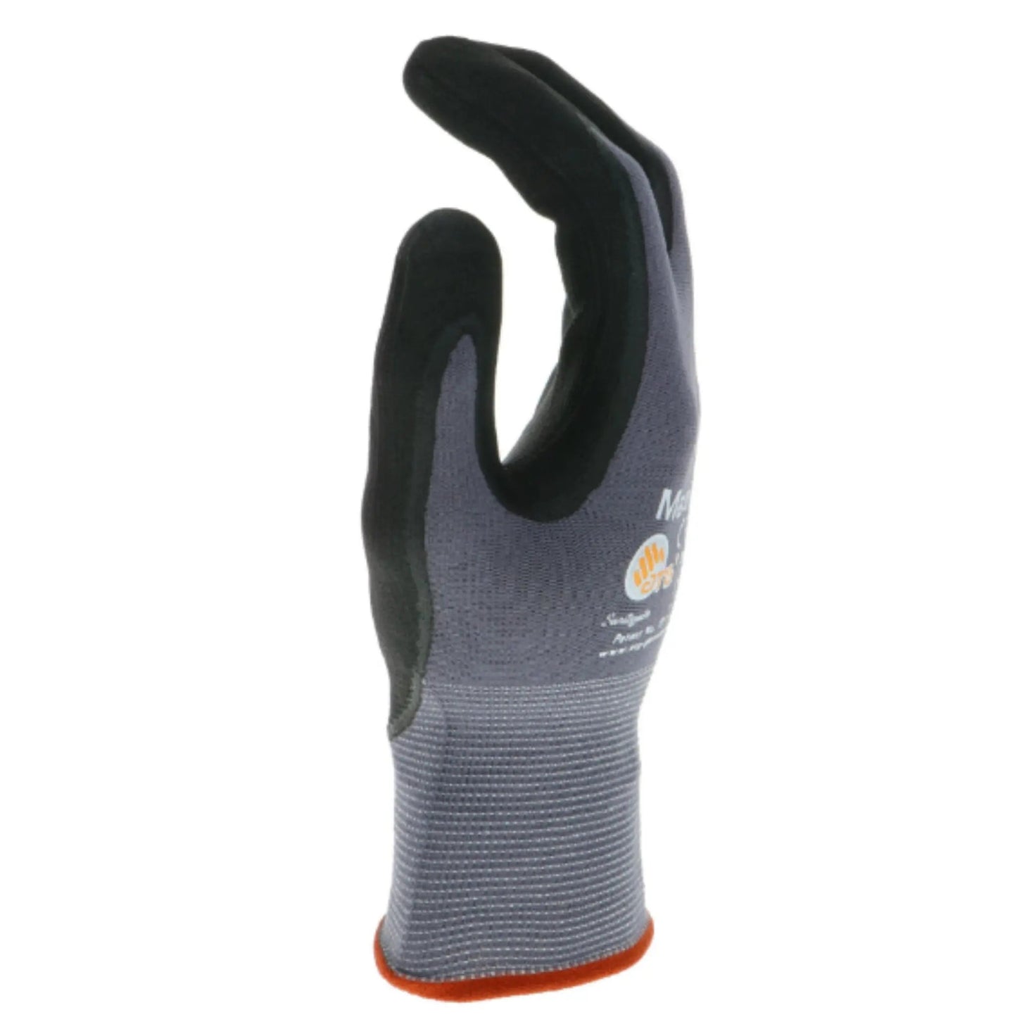 PIP ATG 34-874 Maxiflex Ultimate Gloves with Micro Foam Nitrile Coated Palm, Gray